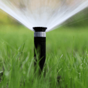 lawn care services st catharines - Proper Watering for a Healthy Lawn - an automatic water sprinkler head in operation